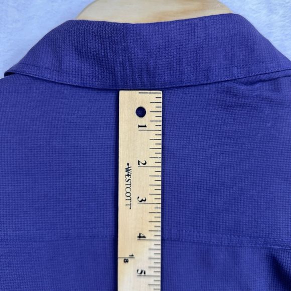 Nat Nast Men’s Long Sleeve Button Down Luxury Originals M Purple Texture Check - Picture 11 of 12